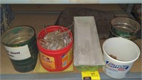 Lot of Various Chains and Mixing Trays