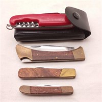 4 Folding Pocket Knives