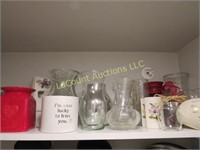 many nice assorted vases