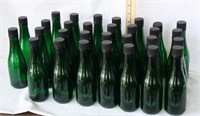 Plastic Green Bottles w/Lids 7oz.