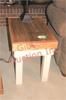 2 Handmade Solid Wood End Tables By Glenn Muller