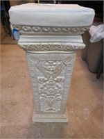 Vintage Large Ceramic Ornate Plant Stand 23&1/2" x