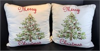Merry Christmas Decor Pillows 13"