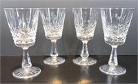 (4) Waterford Claret Glasses 6"