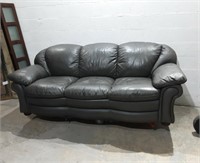 Niroflex Gray Faux Leather Sofa KFA
