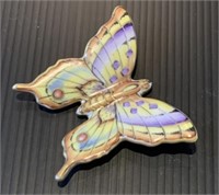 Anna Weatherly Hand Painted Porcelain Butterfly
