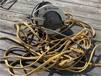 Extension Cord & Power Saw