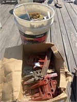 Bucket & Box of Sickle Guards