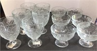 Pasabahce Dessert cups & water goblets 
Set of 6