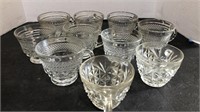 Assorted punch bowl cups

8 one design 
2 of