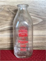 Meadow gold milk bottle 9" bottle