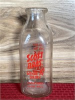 Scott bros. grade A dairy bottle Topeka Kansas