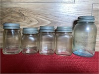 Antique mason jars