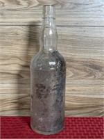 Vintage 4/5 quart liquor bottle