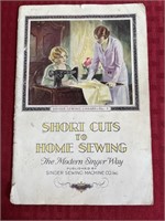1929 Singer Sewing Library paperback book