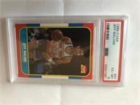 1986 fleer jeff malone PSA 6