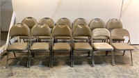 (12) Metal Folding Chairs