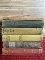 6 Antique Books - see pics
