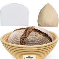 9 Inch Bread Banneton Proofing Basket - With