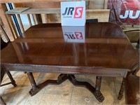 Tigerwood table with 4 matching chairs