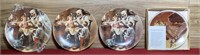8 1/2 inch Norman Rockwell commemorative plates