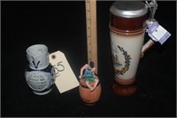 KING GERMAN BEER STEIN, PITCHER, AND MORE
