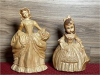 2 Vintage Southern charm figurines