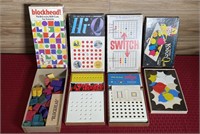 Vintage board games - Blockhead, high Q, Switch