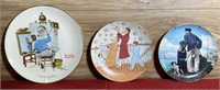 11" Norman Rockwell commemorative plate