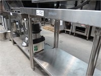 S/S Dishwasher Feed Bench, 1200mmW, 660mmD, 920mmH