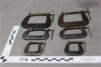 Three (3) pair Cincinnati Tool Co. C-clamps