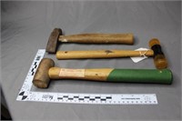 Three (3) hammers