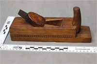 Unmarked wooden smoothing plane