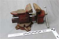 Red Wizard swivel bench vise