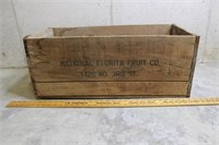 National Fiorita Fruit Co. wooden crate