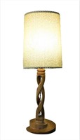 Vintage Maple Twist Table Lamp