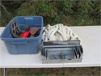 SPT OF BITS / 3 DOLLIES / ROPE & TOTE
