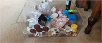 Large Group of misc vintage and modern buttons