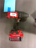 CRAFTSMAN DRILL WITH BATTERY AND CHARGER
