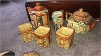 Cottage ware lot. Teapot marked Westminster