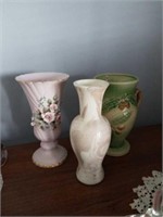 3 vases. 6 inches.