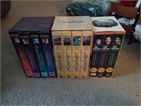 3 sets of vhs tapes