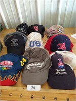 (9) Assorted Hats