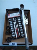 Torque Wrench & Assorted Sockets