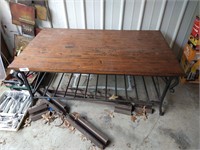 Metal & Wood Table