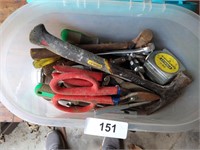 Tote Box w/ Assorted Tools