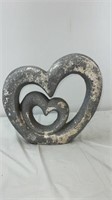 HEART CONCRETE STATUE