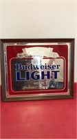Budweiser Light Mirror- 18 inch x 22