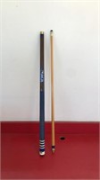 2 piece Busch Beer pool cue 20oz