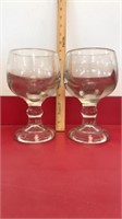 Ole’ German Glass Beer Mugs-thick glass